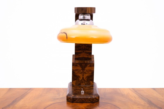 Image 1 of Paire de lampes de table polonaises de style Art Déco, datant d'environ 1950.