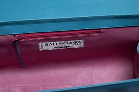 Image 1 of Balenciaga per El Corte Inglés, borsa a tracolla blu