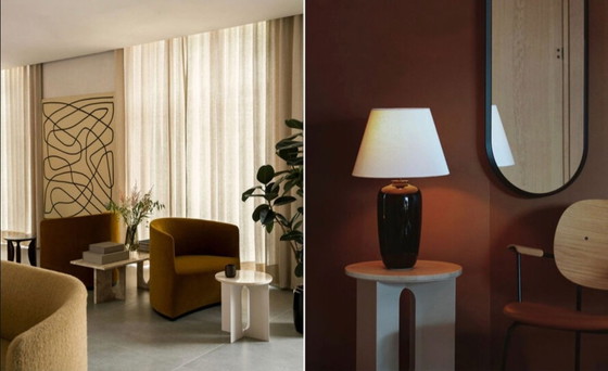 Image 1 of Design autentico - Tavolini con piano in marmo Androgyne di Danielle Siggerud (Menu)