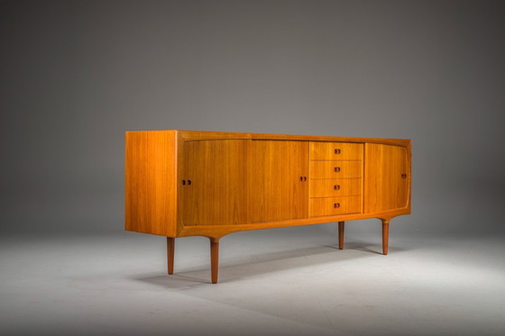 Image 1 of Buffet en teck moderne scandinave du Mid Century par Harry Østergaard pour Randers Møbelfabrik, années 1960