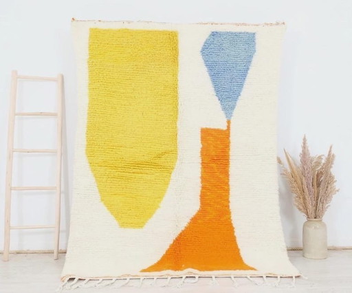 Tapis Beni Ourain Tissé Main Artisanale Traditionnelle 150/250 cm