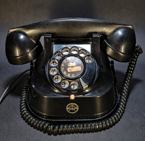 Oude RTT 56 A telefoon (België) 1956 - functioneel – Decoratieve objecten, Metal, Plastic (photo 9 of 11)