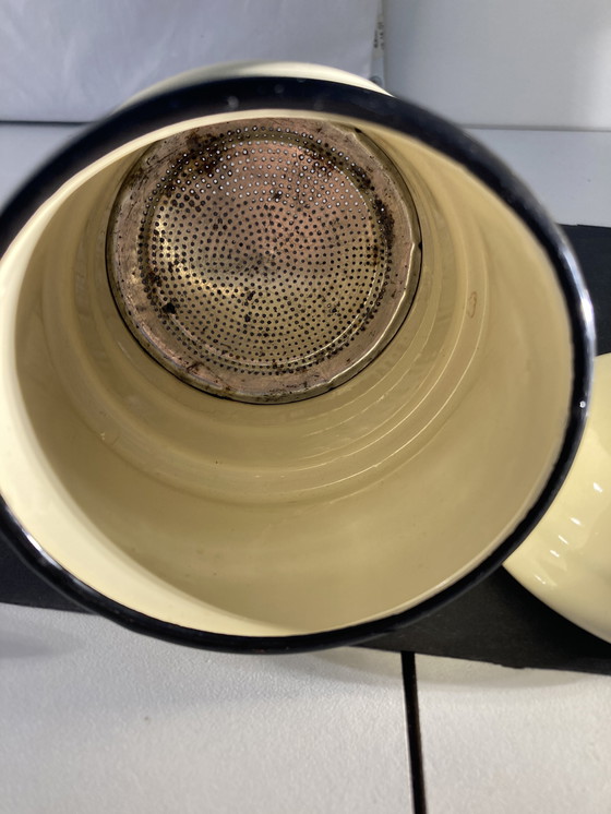 Image 1 of Vintage emaille koffiepot uit de jaren 70