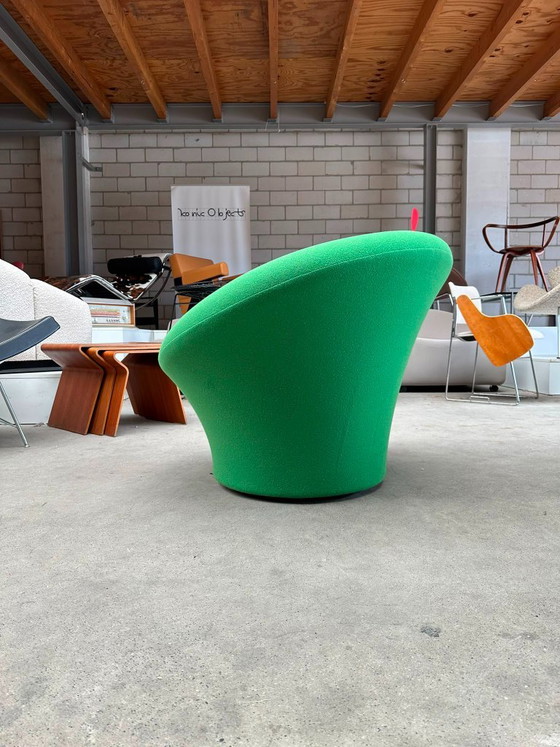 Sillón Artifort Mushroom verde oscuro – Sillones, Textile, Wood (photo 4 of 10)