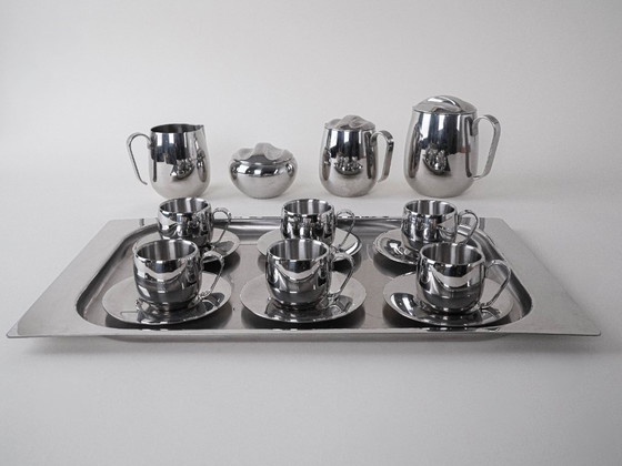 Image 1 of Servizio da caffè e tè, design italiano, anni '80, prodotto in Italia