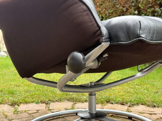 Image 1 of Malung fauteuil van Ikea, 1999, zwart