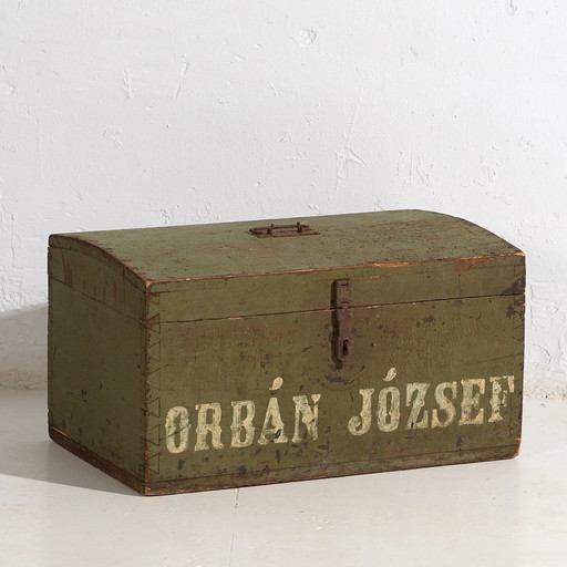 Antique green chest (c.1920) #20