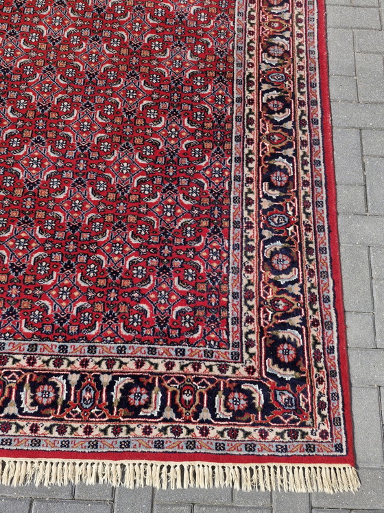 Vintage Handgeknoopt Perzisch Bidjar Tapijt – Iran – 305 x 200 cm – Vloerkleden en tapijten, Cotton, Wool (photo 6 of 15)