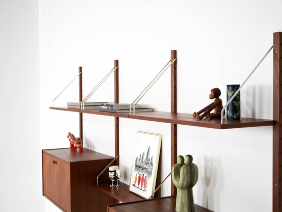 Image 1 of Teak shelving unit, Danish design, 1960s, manufactured in Denmark