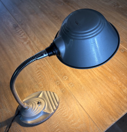Erpé-Schreibtischlampe, 1920–1930, Belgien – bureaulampen, Metal, Chrome (photo 2 of 7)