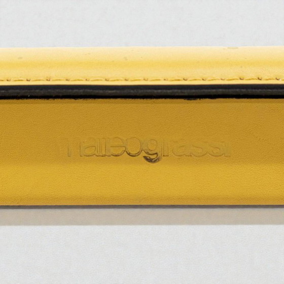 Image 1 of Sgabelli da bar in pelle di Tito Agnoli per Matteo Grassi