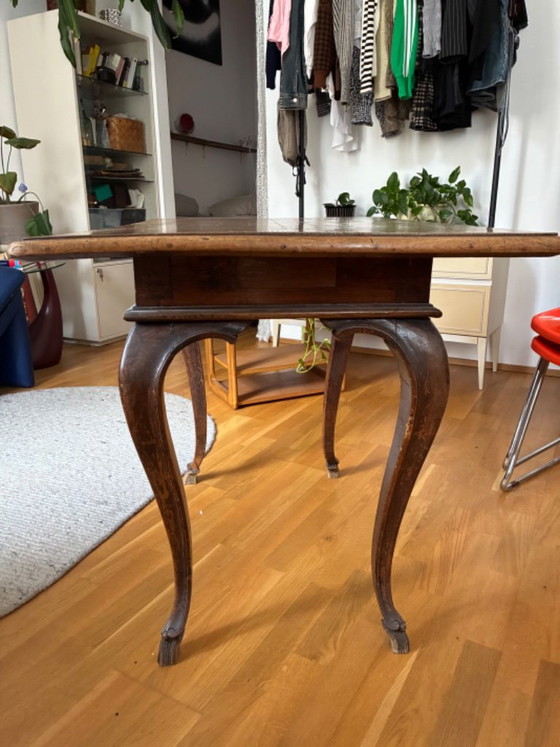 Barocker Schachtisch – Esstische, Holz (photo 2 of 8)