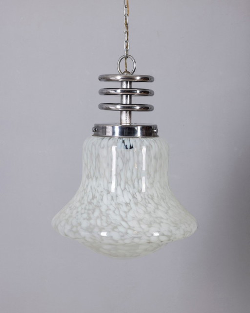 1960s Vintage Murano Glass Pendant Lamp – Carlo Nason Design – kroonluchters (photo 2 of 12)