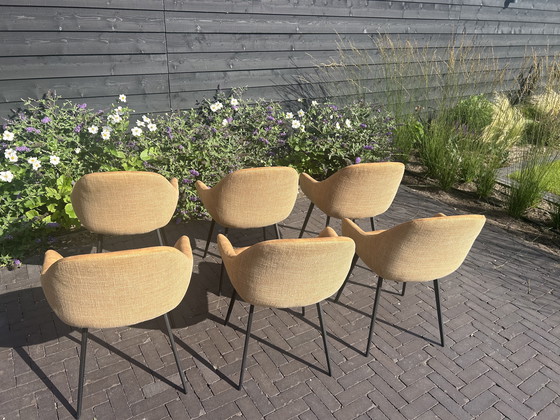 Image 1 of Eetkamerstoelen Montel type Lopez 6 stuks