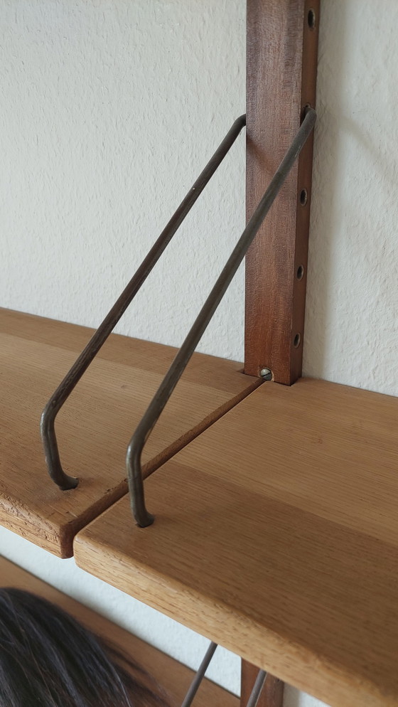 Image 1 of Danish Design. oak system wall