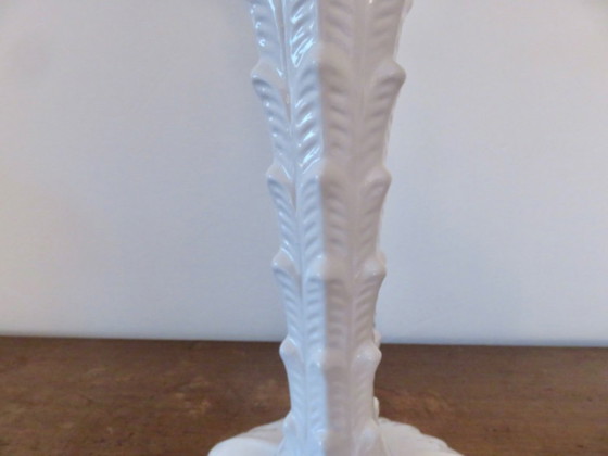 Image 1 of Rare Large "Palm Tree" Lamp, Italy, White Ceramic, 1960