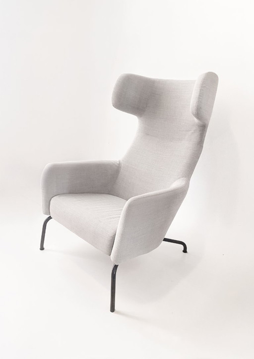 Softline Havana Lounge Chair – Light Grey Fabric – fauteuils, Polyester, Metal (photo 2 of 9)