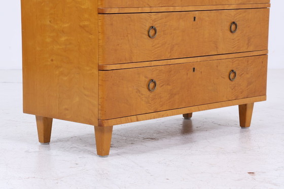 Image 1 of Vintage ladekast | Mid Century ladekast | houten opbergmeubel 60s 70s #05-24