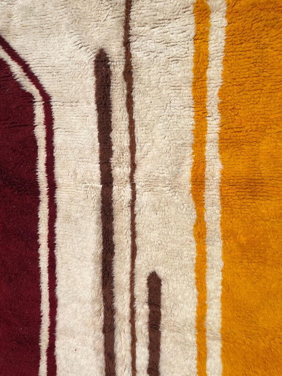 Handwoven natural wool rug with colorful patterns, size 1.5/2.5 m – Aime Té, Rugs & carpets (photo 5 of 7)