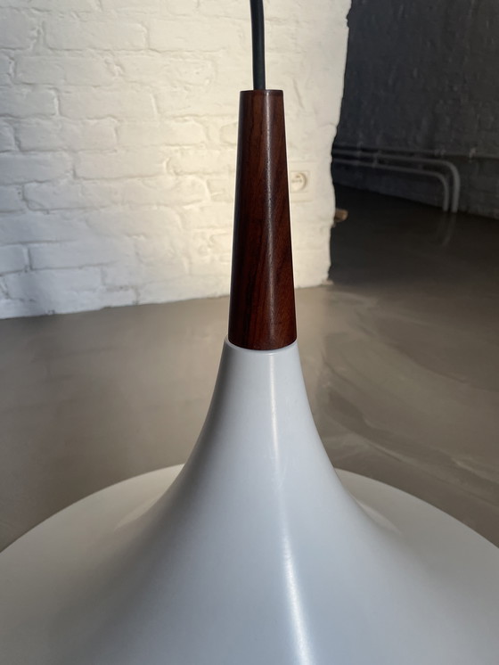 Image 1 of Lampada a sospensione vintage a forma di tromba degli anni '60