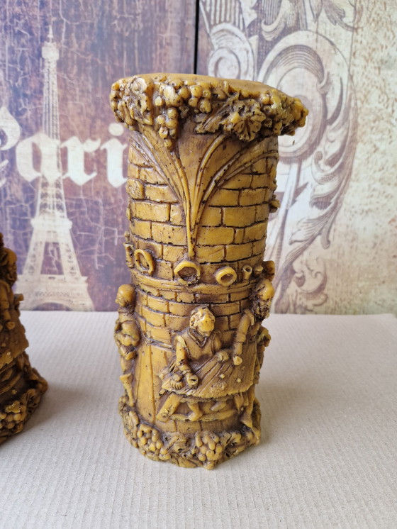 Image 1 of 3 belles grandes bougies lourdes