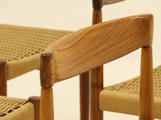 Image 1 of Set aus 6 Esszimmerstühlen aus Palisanderholz von H.W.Klein für Bramin.