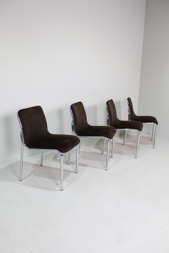 Image 1 of Vintage Design Eetkamerstoelen - TECTA Jaren '70