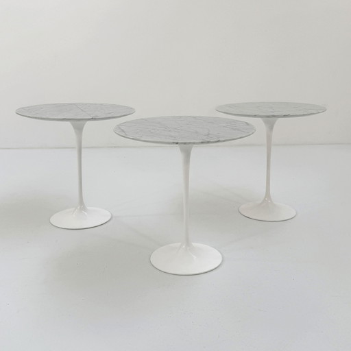 Table d'appoint Tulip en marbre par Eero Saarinen pour Knoll, 1970