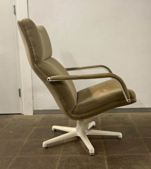 Artifort draaistoel model F141 - design G. Harcourt – fauteuils, Metal, Textile (photo 2 of 8)