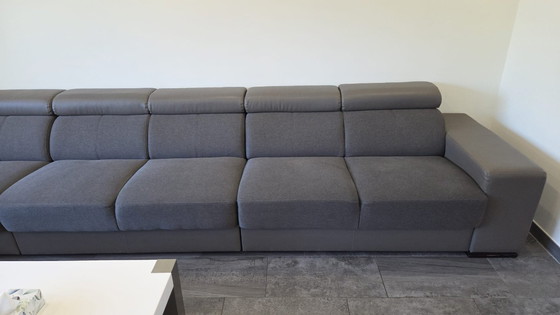 Image 1 of Ruime 5-delige hoekbank met verstelbare hoofdsteunen