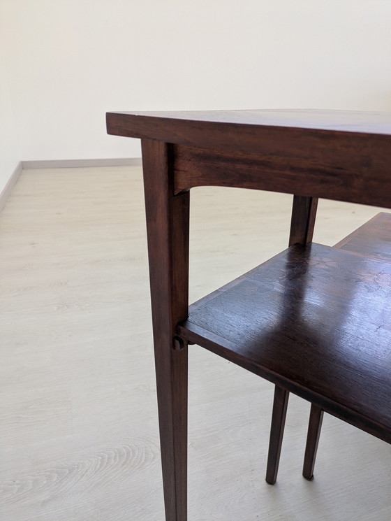 Image 1 of Set of Coffee Tables, Emile Gallé - Inlaid Wood
