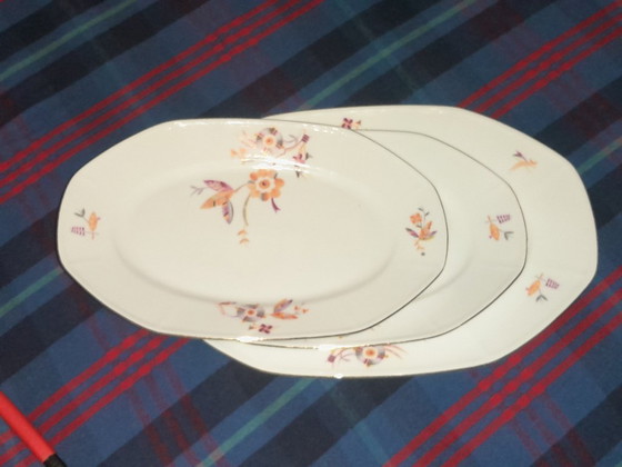 Image 1 of Service de table en porcelaine allemande, 124 pièces. Début des années 1900.