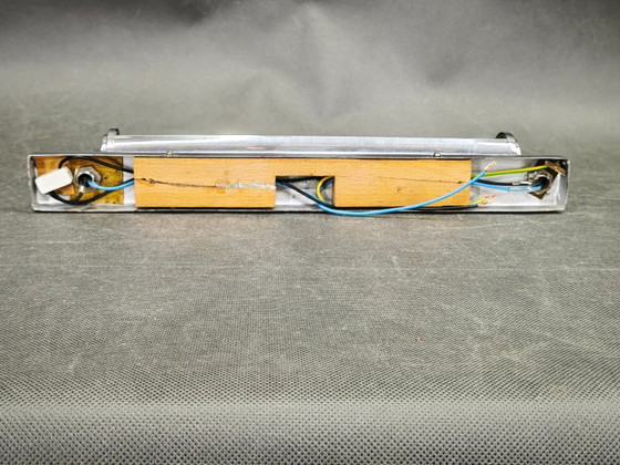Image 1 of Paar Bauhaus-Wandleuchten aus Chrom von Napako, Tschechoslowakei, 1940er Jahre