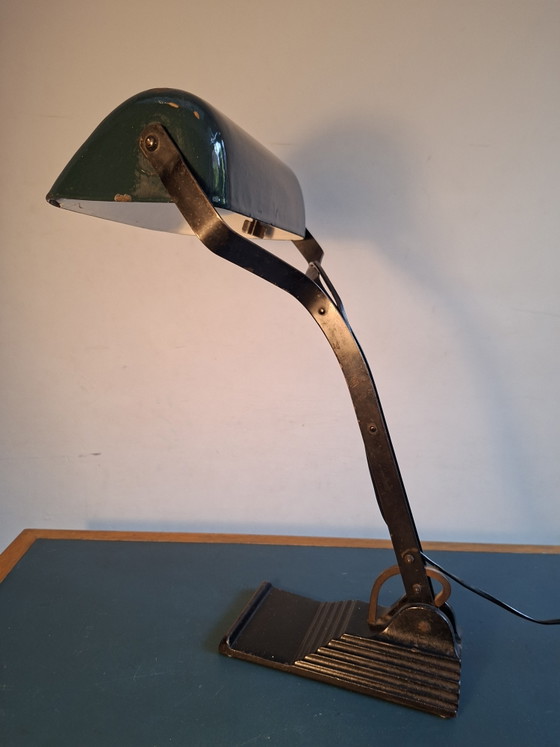 Lampe de bureau Vintage Horax, Années Trente – Cast Iron, Metal (photo 5 of 10)