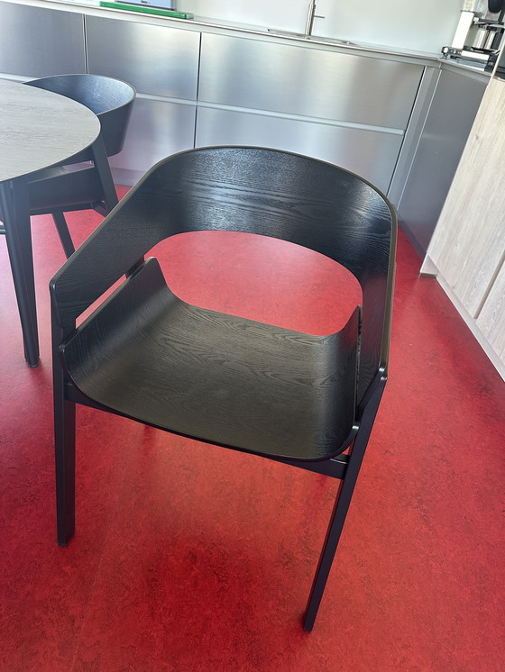 Image 1 of Sedie da pranzo di design danese in legno di quercia nera 4x