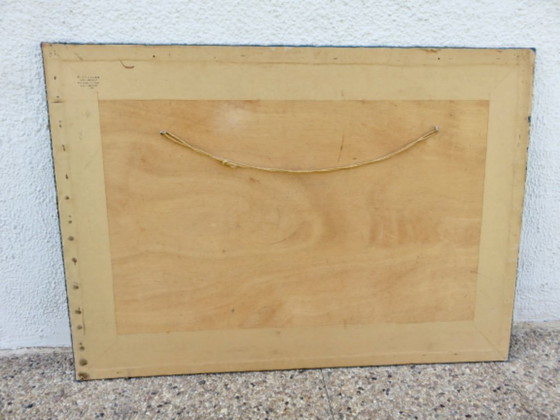 Image 1 of Arazzo Gilles Duvert, astratto, futuristico, arazzo in lana, Francia, anni '70