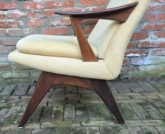 Deux Fauteuils design vintage. Karl Edvard Korseth. LK Hjelle, Bois, Autre, Jaune (photo 7 sur 15)