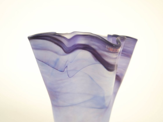 Image 1 of Purple tulip vase, Danish design, 1970s, made in Denmark