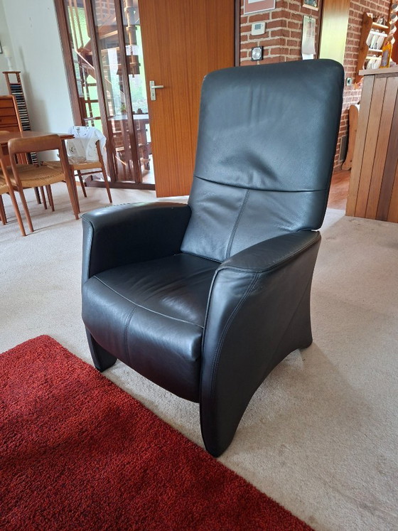 Poltrona relax in pelle nera – Poltrone (photo 3 of 5)