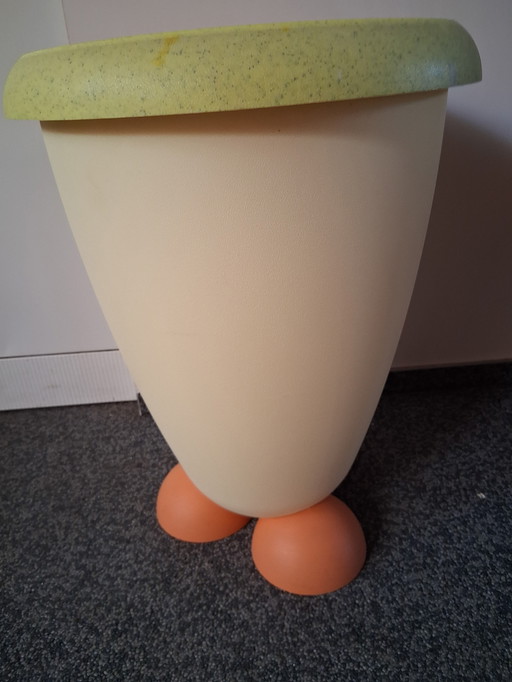 Gio Style, Memphis Style Wäschekorb, Mülleimer 1980