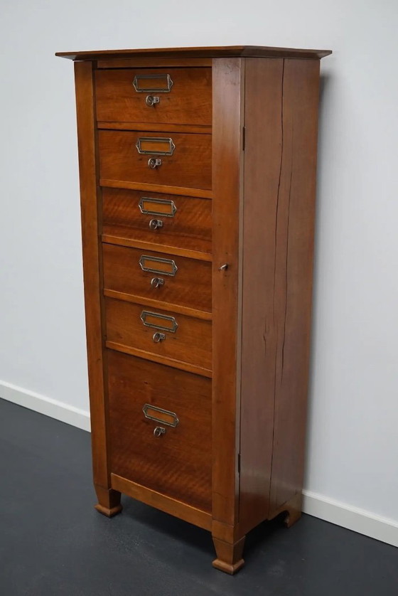 Image 1 of Französischer Aktenschrank oder Kommode aus Mahagoni, 1930er