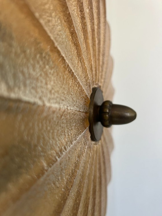 Image 1 of Vintage XL wandlamp, Murano en messing, Italië 1970