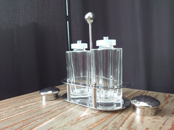 Image 1 of Vintage Alessi Michael Graves Oil and vinegar set