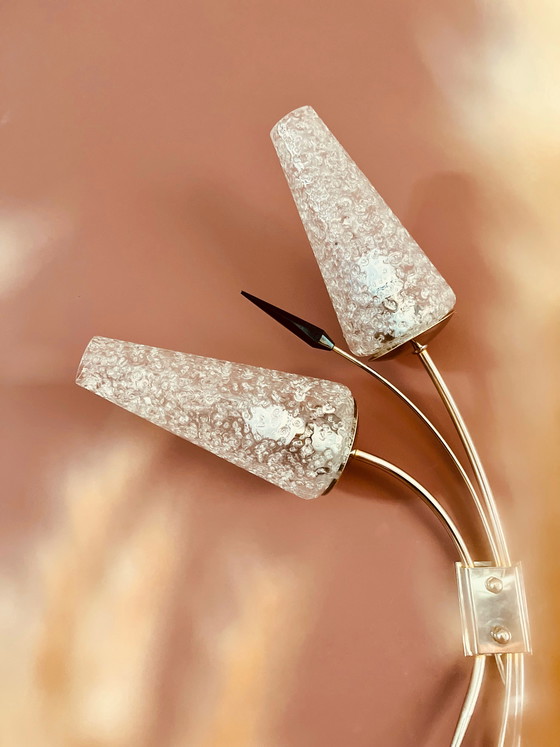 Image 1 of Set, French Fifties Tulip wandlampen