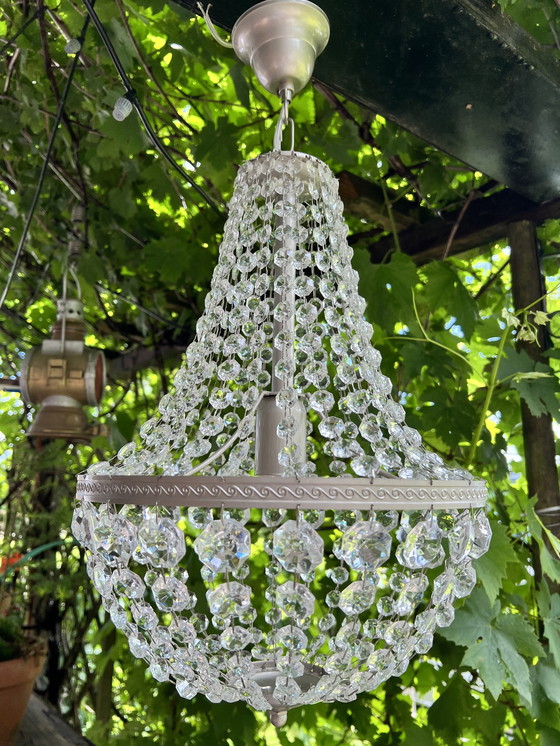 Image 1 of Lustre en cristal vintage