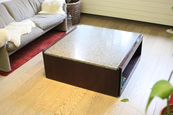 Image 1 of Angelo Mangiarotti 4D Coffee Table for Molteni, Italy 1960s
