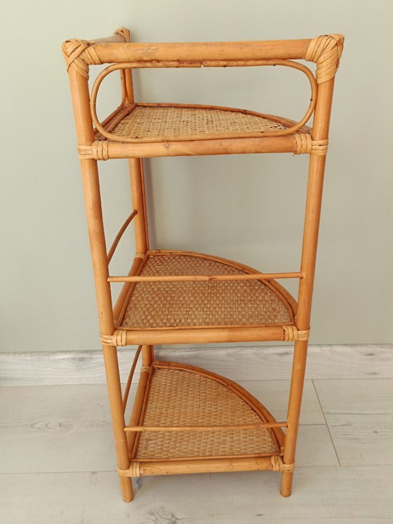 Image 1 of Mensola tripartita in rattan