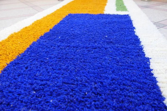 Handgemaakt loper tapijt 300cm x 100cm – Vloerkleden en tapijten, Wool, Modern (photo 11 of 13)