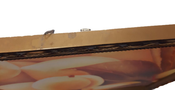 Image 1 of Enorme stampa artistica vintage incorniciata, pesche