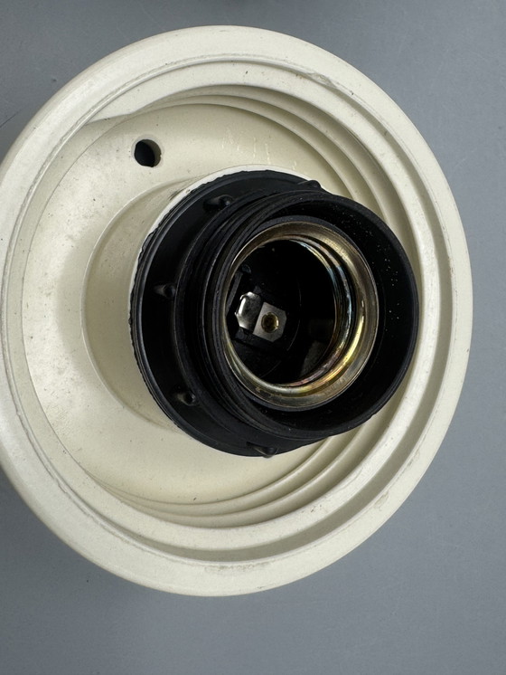 Image 1 of Stylish mid-century corodex ceiling lamp with a sculptural structure